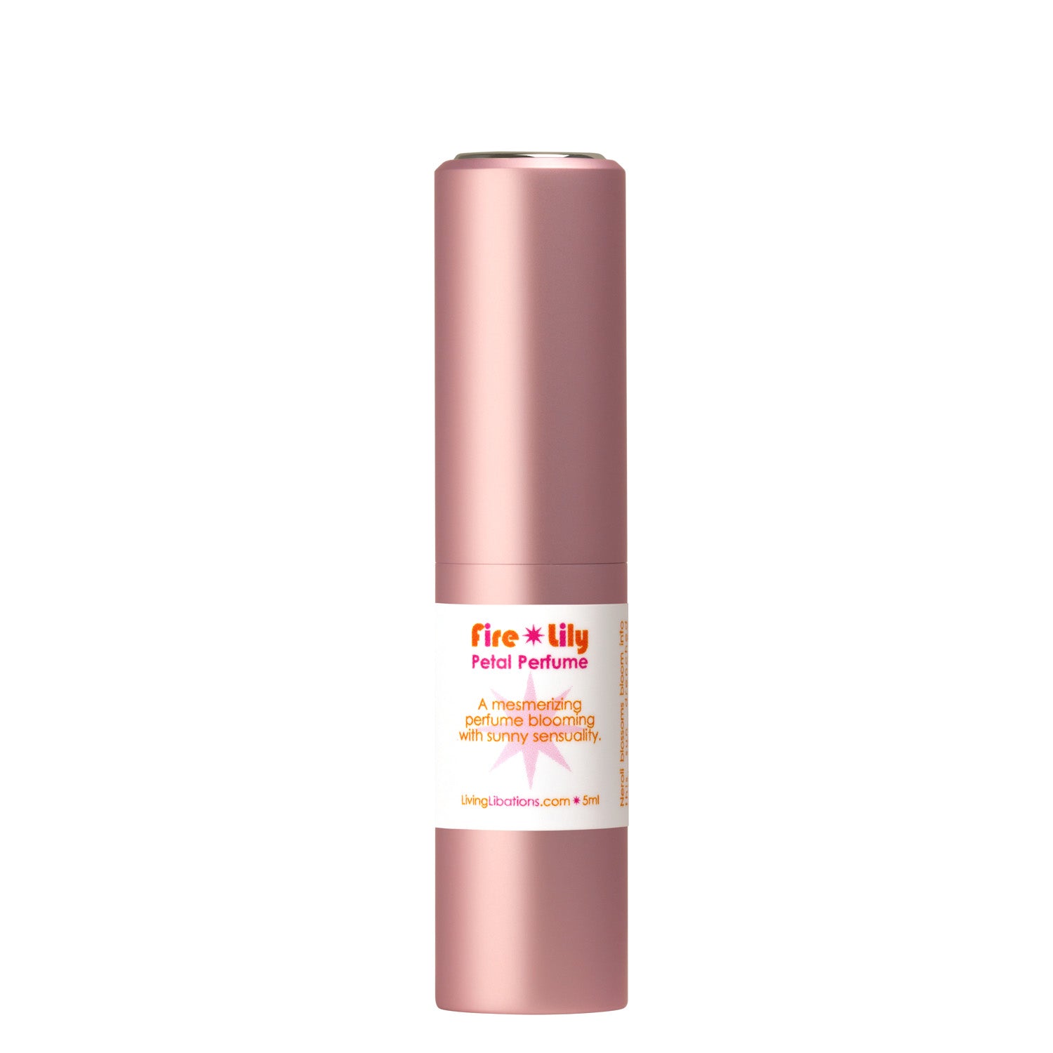 Fire Lily Petal Perfume | 100% Organic Orange Blossom & Vanilla