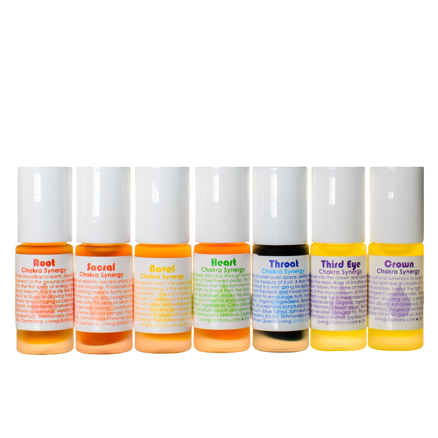 Seven Chakra Synergies - Chakra Anoint Kit