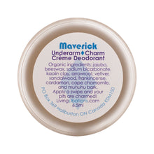 Load image into Gallery viewer, Underarm Charm Crème Deodorant - Maverick