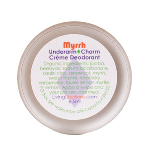 Underarm Charm Crème Deodorant - Myrrh