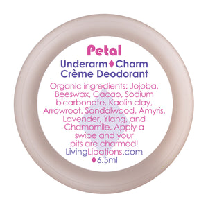 Underarm Charm Crème Deodorant - Petal