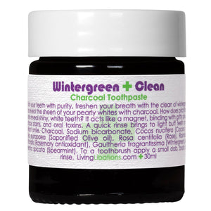 Wintergreen Clean - Charcoal Toothpaste