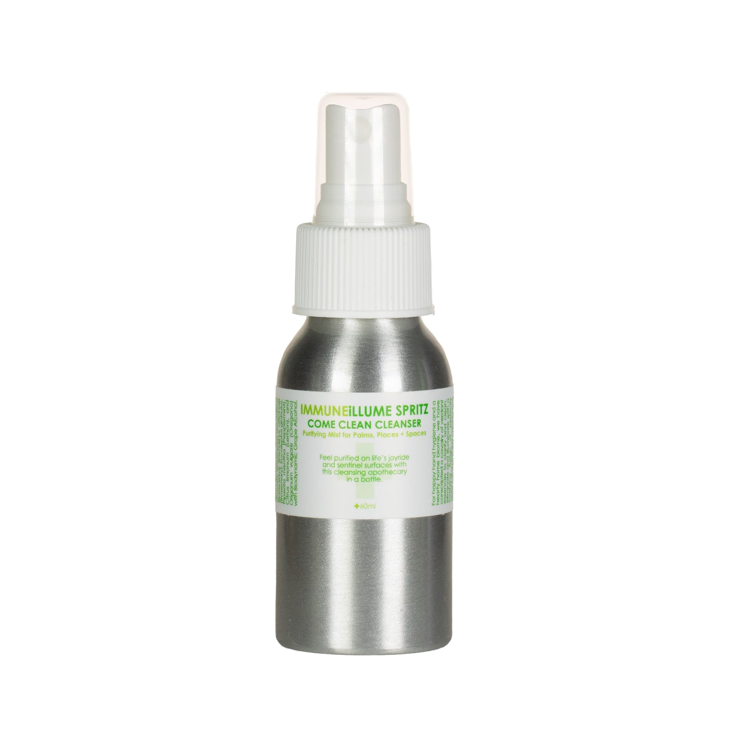 Immuneillume Spritz Come Clean Cleanser - Purifying Mist for Palms, Places + Spaces